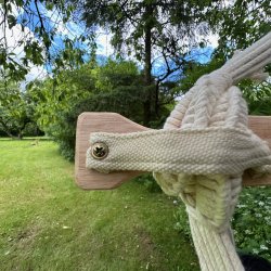 Veracruz Hngekjestolmed Pepita tern i bomulds stof