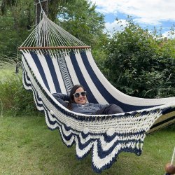 Deco Park DeLuxe hngekje fra Nicaragua i Naturhvid og Blt design