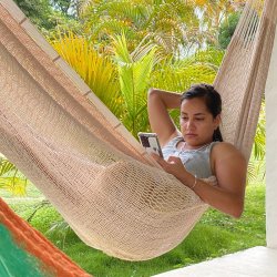 DuraSun Hngekje - Mexicansk Net hngekje der tler sol og regn