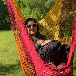 Tequila Hngekjestol i Net. Gul Orange rd