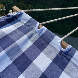 Billig Hngekje i Blt og hvidt tern - HAST