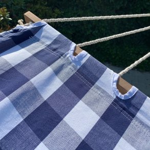 Billig Hngekje i Blt og hvidt tern - HAST