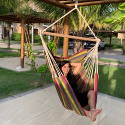 Forest Green Hngekjestol i 100% ny bomuldsstof