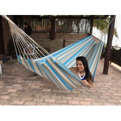 Outdoor Hngekje i pastel farver.