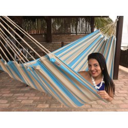 Outdoor Hngekje i pastel farver.