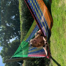 H�ngek�je i nylon til udeliv - god til 1-2 personer