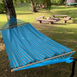 Pastel stribet hngekje i outdoor PRO textil TTQp603/120