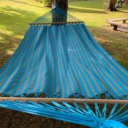 Pastel stribet hngekje i outdoor PRO textil TTQp603/120