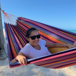 Super farvestrlende hngekje i Outdoor PRO materiale