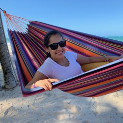 Super farvestrlende hngekje i Outdoor PRO materiale