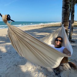 Naturhvid KidsMundo Hngekje. Ny 100% bomuld