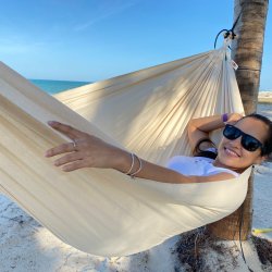 Naturhvid KidsMundo Hngekje. Ny 100% bomuld