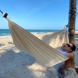 Naturhvid KidsMundo Hngekje. Ny 100% bomuld