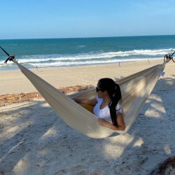 Naturhvid KidsMundo Hngekje. Ny 100% bomuld