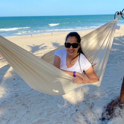 Naturhvid KidsMundo Hngekje. Ny 100% bomuld