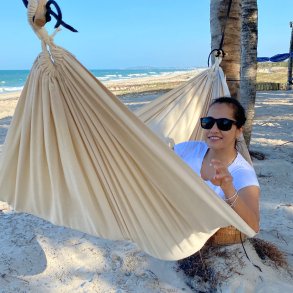 Naturhvid KidsMundo Hngekje. Ny 100% bomuld