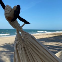 Naturhvid KidsMundo Hngekje. Ny 100% bomuld