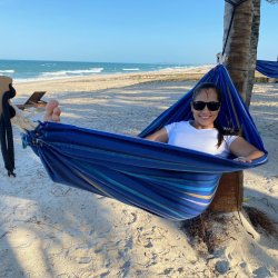 Altan hngekje GRANDE i bllige nuancer