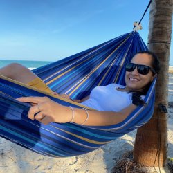 Altan hngekje GRANDE i bllige nuancer