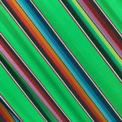 Mexico Gr�nt Look. Farverig og h�ngek�je i bomuld med tv�rpinde.