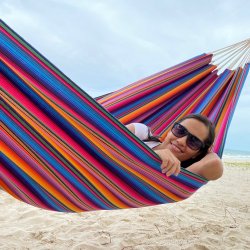 Indigo Hngekje til brn der er farverig og strk