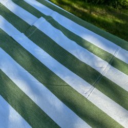 Sommerlet hngekje i bomuld med tvrpinde