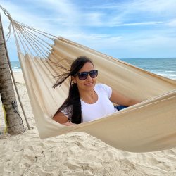 Beige PRO hngekje - Single Hngekje