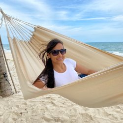 Beige PRO hngekje - Single Hngekje