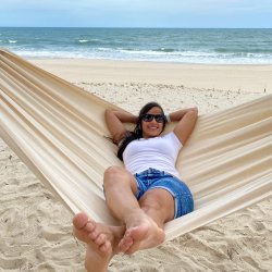 Beige PRO hngekje - Single Hngekje