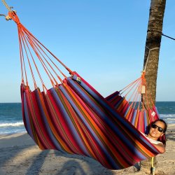 Super farvestrlende hngekje i Outdoor PRO materiale