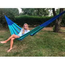 Net hngekje fra Mexico i Bl, Turkis og Grn