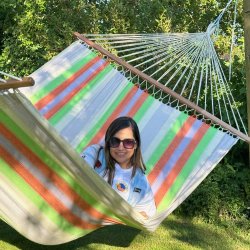 Hngekje VcQ877r med 140cm udstrakte Trstokke. Tia House Hngekje.