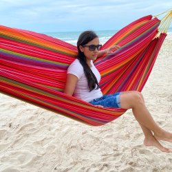 OutDoorPRO Lille Formosa Hngekje er farverig til udelivet