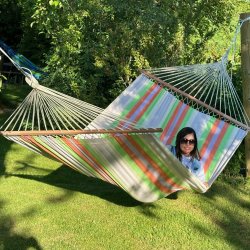 Hngekje VcQ877r med 140cm udstrakte Trstokke. Tia House Hngekje.