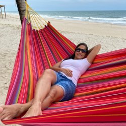 OutDoorPRO Lille Formosa Hngekje er farverig til udelivet