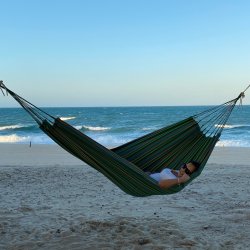 Farverig hngekje der er vejrbestandig.