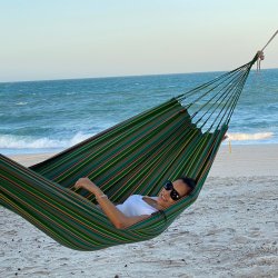 Farverig hngekje der er vejrbestandig.