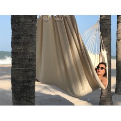 Naturhvid dobbelt hngekje