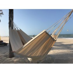 Naturhvid dobbelt hngekje