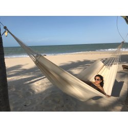 Naturhvid dobbelt hngekje