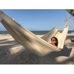 Naturhvid dobbelt hngekje