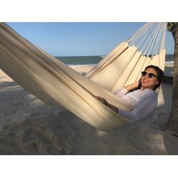 Naturhvid dobbelt hngekje