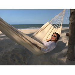 Naturhvid dobbelt hngekje