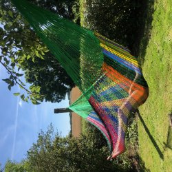 H�ngek�je i nylon til udeliv - god til 1-2 personer