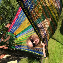 H�ngek�je i nylon til udeliv - god til 1-2 personer