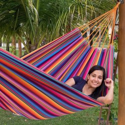 Super farvestrlende hngekje i Outdoor PRO materiale