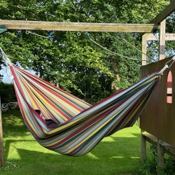 Green Forest Hngekje til korte afstande og vild leg. Kids Play Bainha Hngekje.