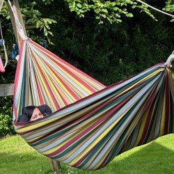 Green Forest Hngekje til korte afstande og vild leg. Kids Play Bainha Hngekje.