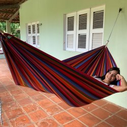 Altan hngekje. Vejrbestandig og til steder med kort afstand.