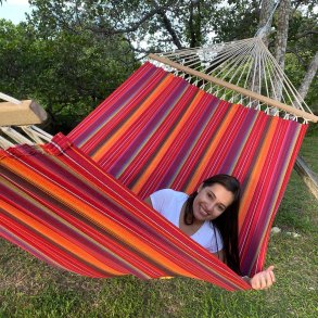 Hngekje Guatemalamix stof med 140 cm brede trstokke